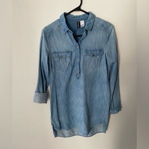 H&M denim shirt/dress